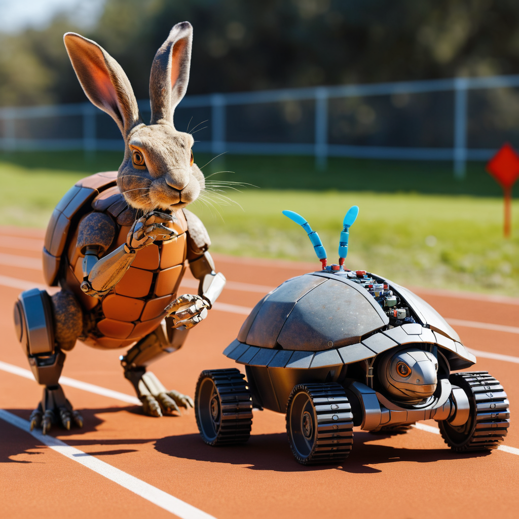 The Hare and the Tortoise: A Sci-Fi Retelling By Your Topics | Multiple Stories