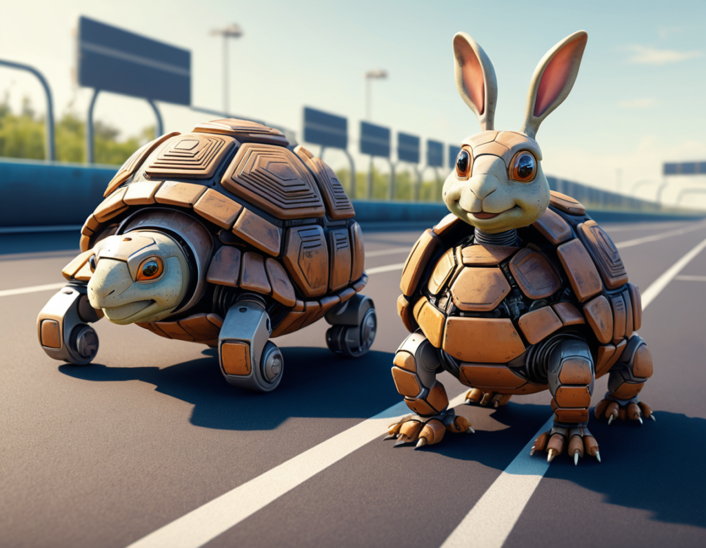 The Hare and the Tortoise: A Sci-Fi Retelling By Your Topics | Multiple Stories